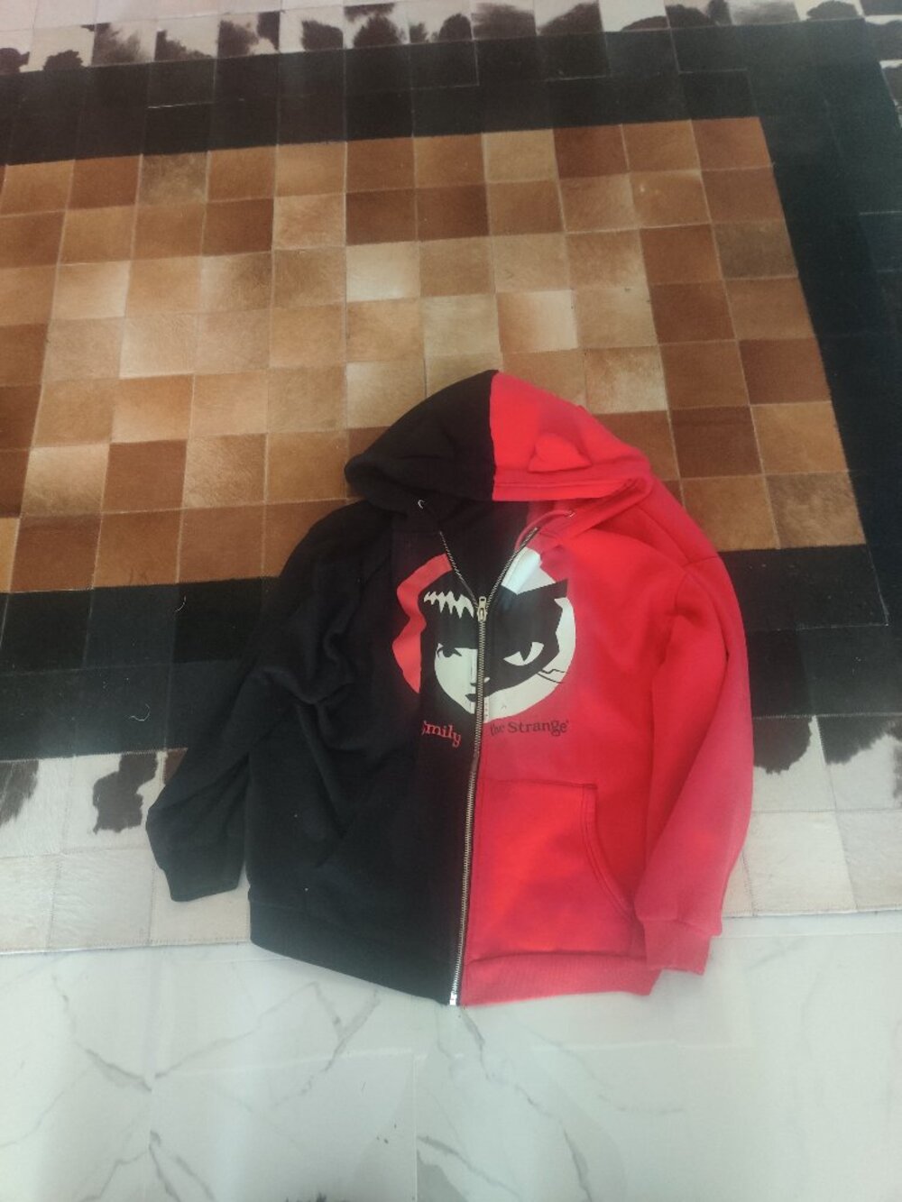 Dolls Kill Emily the strange collab sweatshirt with ears size 2x